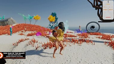 3D Animation Sex Scene Tras And Queen From Don Juan Of The Galaxy