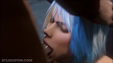 Dead or Alive, Christie Devilish deepthroat 3d Animation [10 min + Full HD]