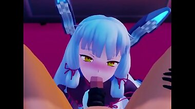 ?MMD?Kantai Collection Blowjob ?Hentai?