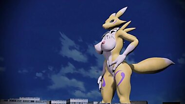 Renamon Building Vore (Dirty)
