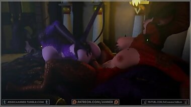 Janner3D Futa Demon Compilation