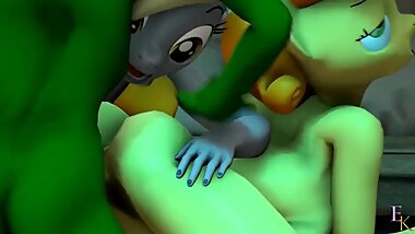 MLP FUTA 3D - Derpy Hooves X Carrot Top - Fucked Big Penis - Clop 3d