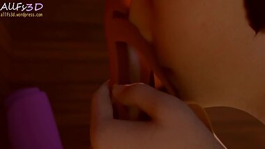 Widowmaker catches you sniffing her sandals