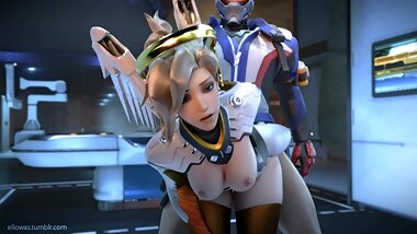 Overwatch - Mercy doggystyle