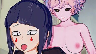 My Hero Academia - Futa Mina X Kyoka Jiro 3D Hentai