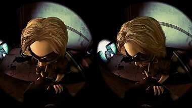 Secret Meeting with Black Canary - Side Piece 360 vr porn