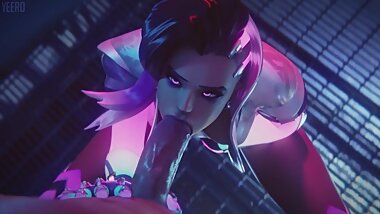 Overwatch Sombra Blowjob #1