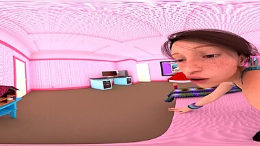 The PINK Room Shrinking - VR 3D-360 Preview for 156-Image Set