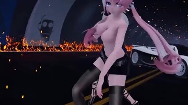[MMD] R-18 Paranoid delusion girls mobile