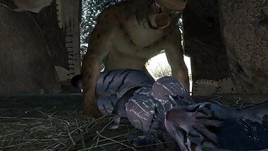 Young Khajiit pleases her Caravan