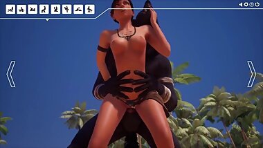 Two similar blonde dickgirls havin sex, 3d fuck gameplay