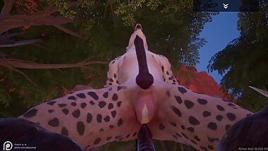 WL. centaur fucked a leopard 3D 60 FPS (FURRY)