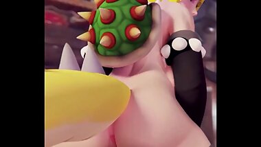 Bowsette Riding (x1.5 Loop) (by RastafarianSFM)
