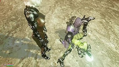 TES4 Oblivion My Own 3D Hentai Build Gameplay Elsweyr Ebony Elf & Orc Girl