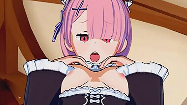 Re:Zero - Ram 3D Hentai