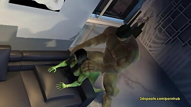 She Hulk He - There is nothing like crazy angry sex!