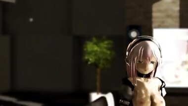 MMD Super Sonico - Ding Dong