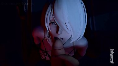 3D Hentai NieR:Automata 2B