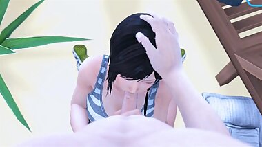 NSFW Dead or Alive, Kokoro blowjob 3D Hentai Animation Good Quality, Long