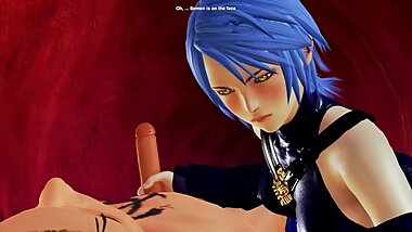 Aqua is on top (Honey Select: Kingdom Hearts 3)