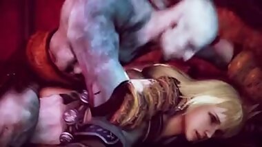 Kratos from "God of War" X Sophitia from "Soul Calibur" (edited)