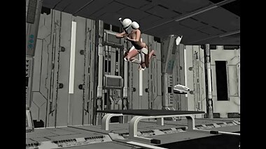 STAR WARS PARODY ZERO GRAVITY STRIP SHOW