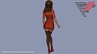 Danielle 18 Year Old 3D Teen Female Galleries At www.Fantasy18s.com