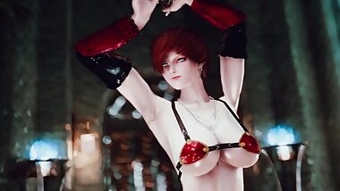 skyrim Newcomer killer conquered by the assassination target's cock part1