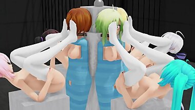 Merry-Go-Round [Sock Edition] (Yuri Bondage Sex / Foot Fetish)