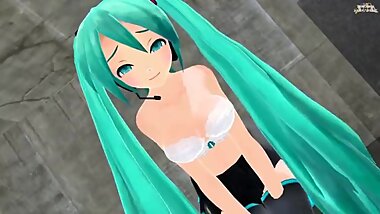 MMD Miku Put Your Hands Up