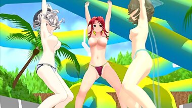 [MMD] Sexy Bikini Girls (HMV)