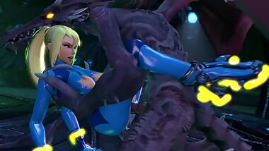 Ridley baise profondement samus aran