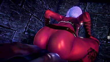 Lady Oni power piston!!
