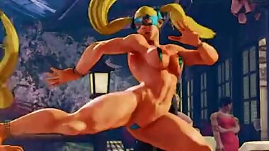 Mika Street Fighter Oil Body