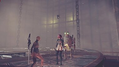NieR:Automata GOTY 2B Nude Mod Sexy Outfit Full Walkthrough Part 15 JAP ENG