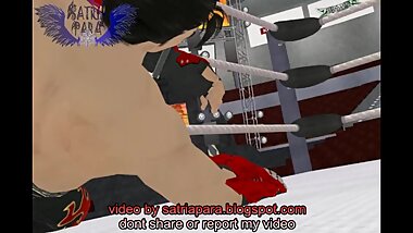3d sfm femdom facesitting butt drop by jaycee