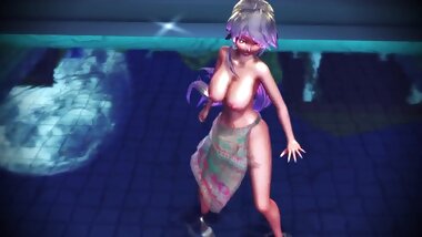MMD Haku - Can't Feel My Face