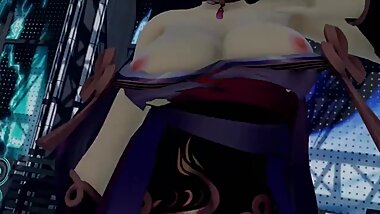 MMD R18 Aria and YYB dance