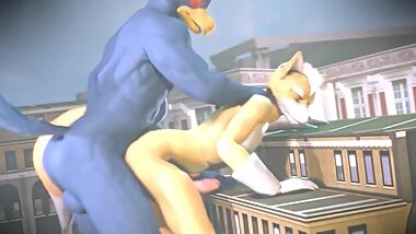 Giga falco and Fox mccloud