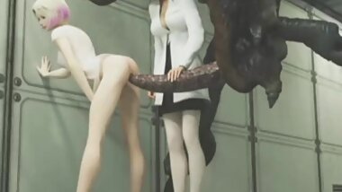3D Alien Monsters Destroy Girls!
