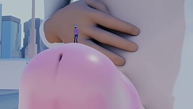 [3D Furry Macro] Going Up with Tim & Tiny Dude HQ by Ducky
