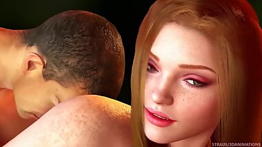 SEX WITH A BEAUTIFUL REDHEAD - 3D HENTAI GAME CARTOON