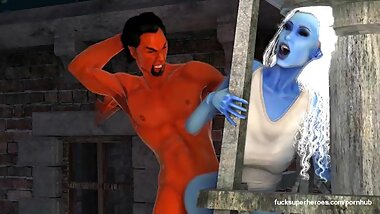 Assazell and that sexy blue slut