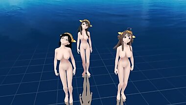 MMD Kongo 3 sisters On the alert