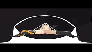 MMD VR 360 Alice riding