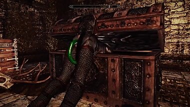 Khajiiti Thief Captured by Lustful Mimic