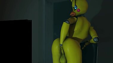 FNAF ANAL FISTING & CUM INFLATION