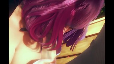 Kokoro maid Handjob