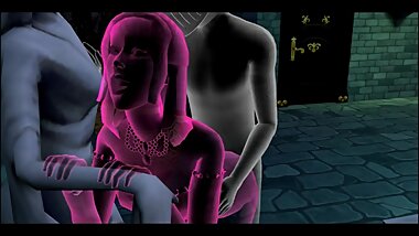 Sims 4 - The Haunted Halls of Drakenhof Manor (Vampire/Ghost porn)
