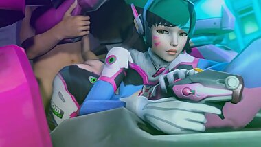 D.va Widowmaker Gang Bang